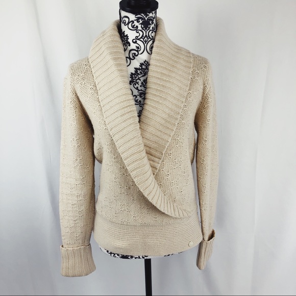 Ted Baker London Sweaters - Ted Baker Cashmere & Lambswool Faux Wrap Sweater